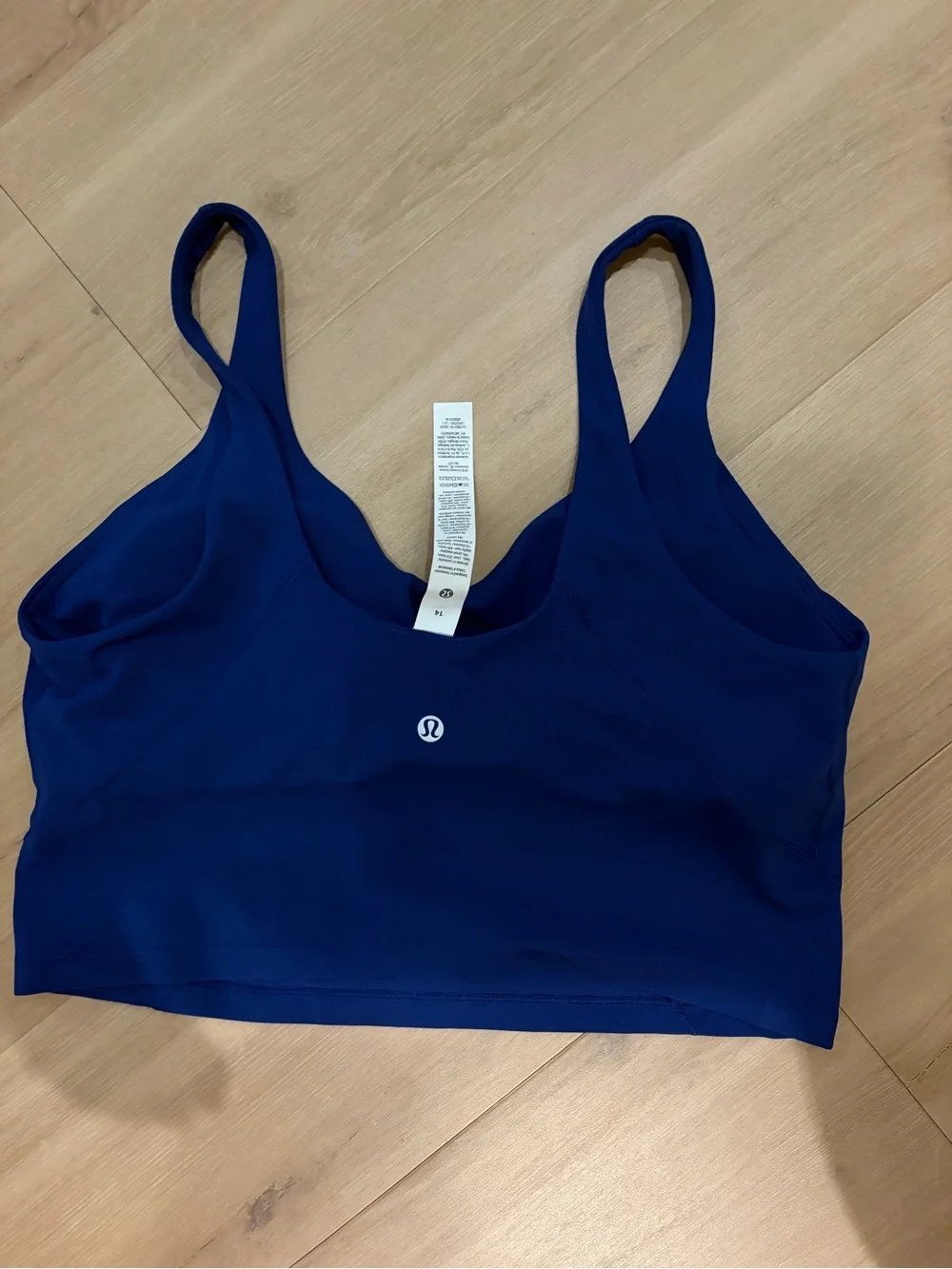 Lululemon NWOT  Beach Ball Blue Align Tank Top